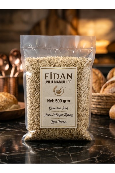 Fidan SUSAM KAVRULMAMIŞ ÇİĞ BEYAZ ( 500g)