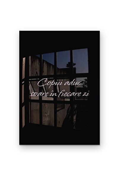 OEM Decorative wall poster Children bring sunshine every day, minimalist desi...