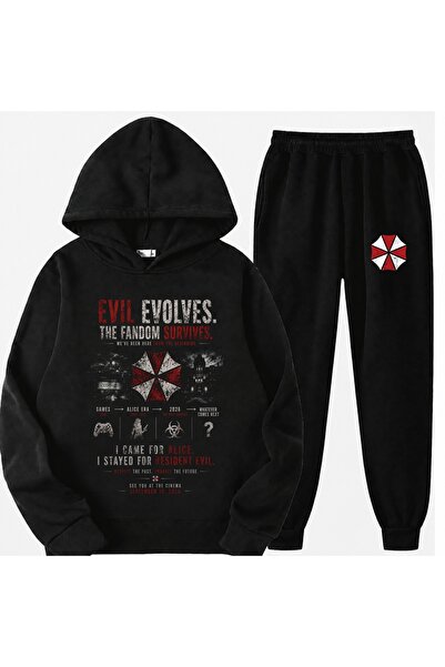 PANDORICA Σετ παιδικής φόρμας με στάμπα Resident Evil, 100% βαμβάκι