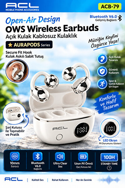 KÜPELİ AÇIK KULAKLIK KABLOSUZ