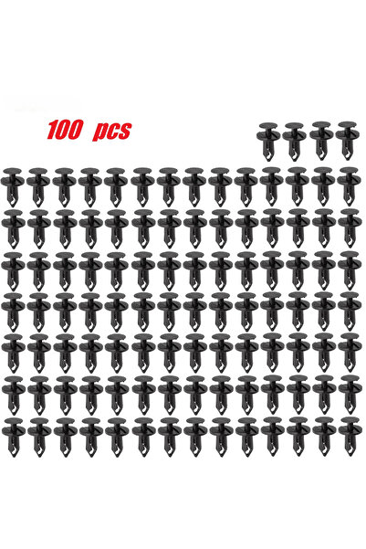Choice 100pcs 100/50PCS 8mm Car Replacement Push Pin Rivet For Car Bumper Tru...