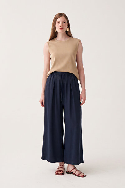 ALLDAY Elastic Waist Denim Trousers