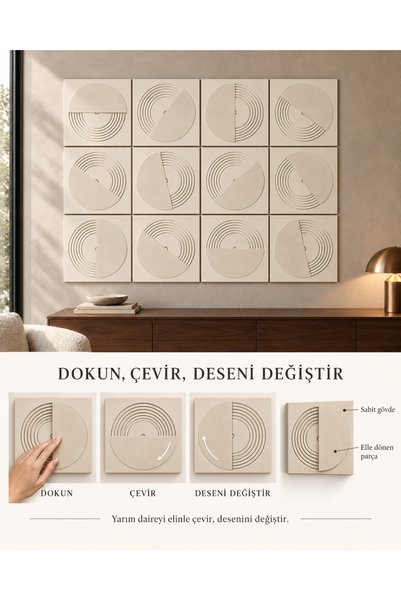 Genel Markalar DÖNGÜ — Özel Tasarım Hareketli Duvar Paneli