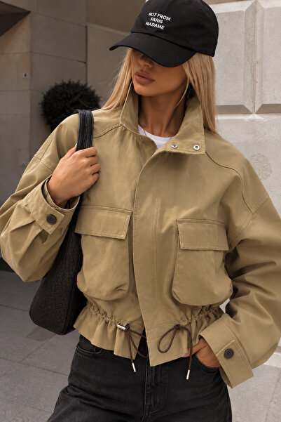Trendsensin Lorven Oversize Taş Viral Kadın Mont
