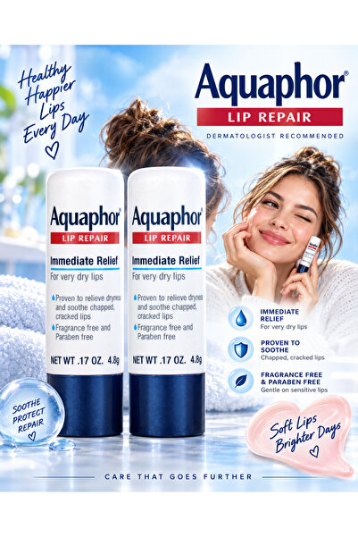 Aquaphor Lip Repair Pen, Lip Moisturizer That Relieves Dryness, 0.17 Ounces, ...