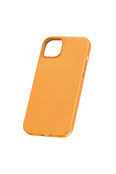 Baseus Husă de telefon pentru iPhone 15 Plus Seria Fauxther (portocaliu)