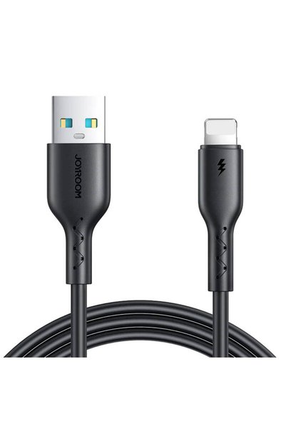 Joyroom Cablu USB la Lightning cu încărcare rapidă SA26-AL3/ 3A / 1m (negru)