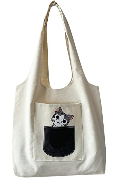 X SPRING Canvas Tote Bag, Large Capacity Crossbody Handbag with Reinforced Ha...