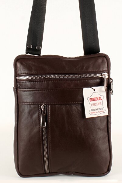 NahitaTyana Men's Genuine Leather Messenger Bag