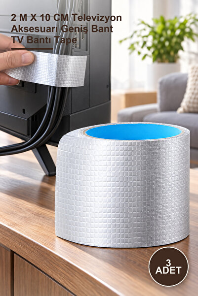 Yenilig 3 Pieces of Mud Tape – 2 m X 10 cm Television Accessory Wide Band Tv ...