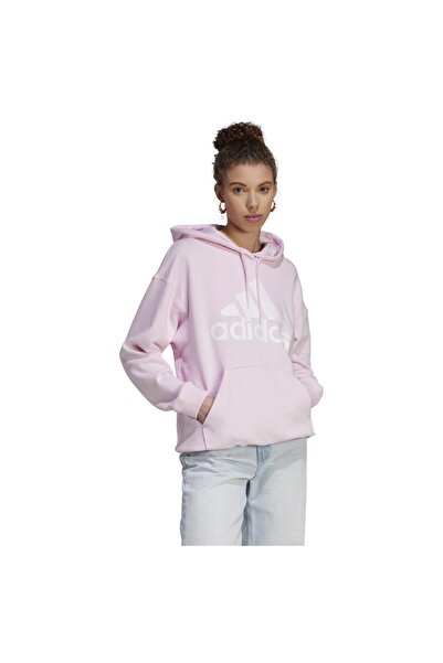 adidas Γυναικεία Είδη Απαραίτητα Φούτερ French Terry με Μεγάλο Λογότυπο XS