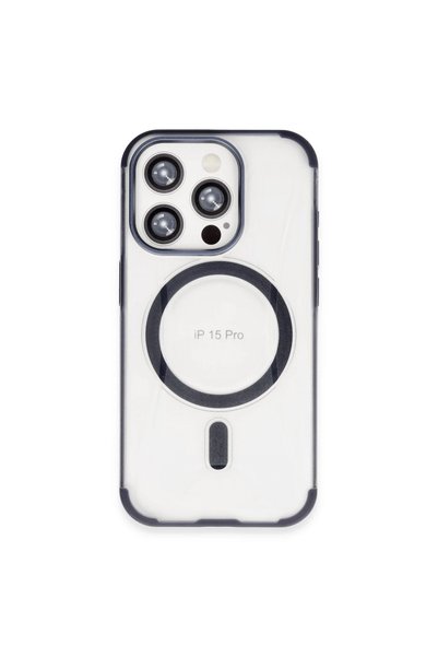 OtoTech غطاء جوكو هيلتون ماج سيف لهاتف آبل آيفون 15 برو - أزرق داكن