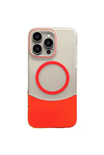 OtoTech غطاء جوكو أبل آيفون 16 برو فيلار ماجسيف - أحمر