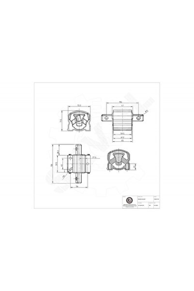 ESEN SKV Suport motor Mercedes-Benz Clasa S, spate 2212401018