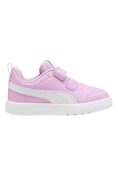 Puma حذاء كورتفلكس V3 V إنف كاجوال للأطفال باللون الأرجواني