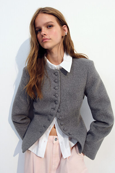 H&M Yakasız Blazer