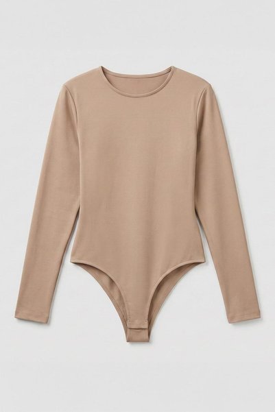 BSL Bisiklet Yakalı Bodysuit