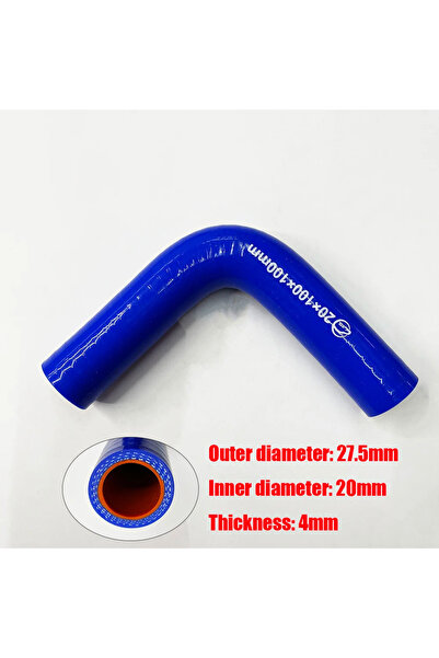 Choice GJG-20mm Reducer Silicone Elbow Hose Silicone Flexible Hose Water Radi...