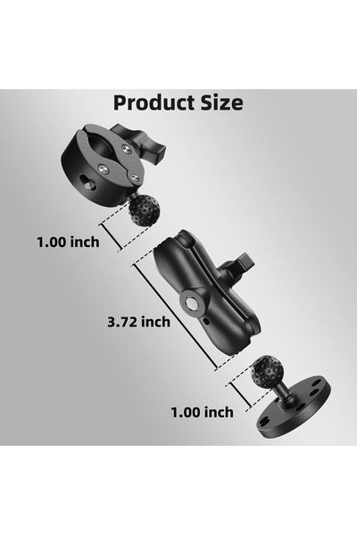 Choice Black color Trolling Motor Support Stabilizer Mount Tough Claw Aluminu...