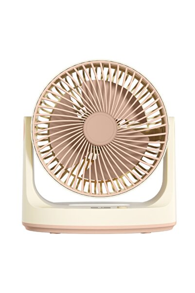 Sunhome Portable Rechargeable Desk Fan with Night Light, 5-Speed Quiet Deskto...