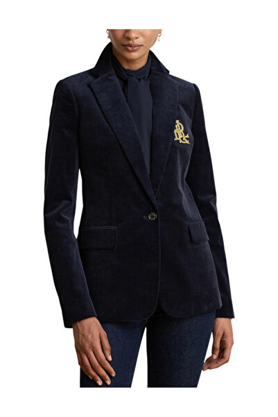 Ralph Lauren Γυναικείο Σακάκι Κοτλέ Navy Μπλε 200P14619002-NAVY