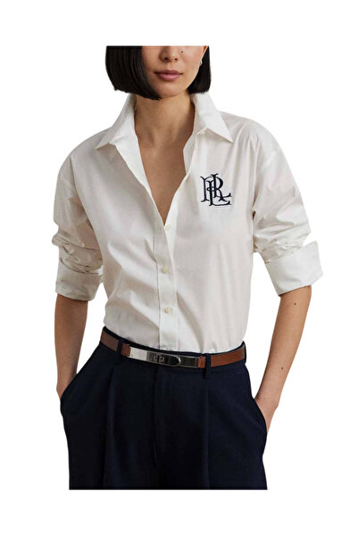 Ralph Lauren Γυναικείο Kotta Πουκάμισο Λευκό 200932538001-WHITE