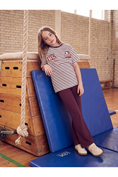 LC Waikiki Nevavm Lcw Kids Spanish Leggings with Elastic Waist in Plum Color ...