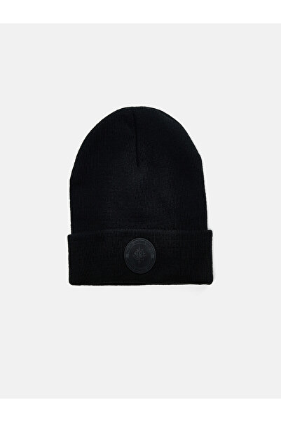 LC Waikiki Nevavm Farkıyla Lcw Accessories Black Knitwear Plain Men's Beanie