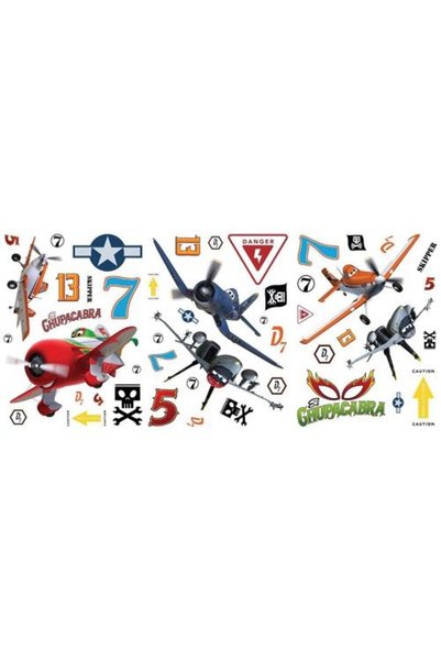 Disney Autocolant cu avioane și valori