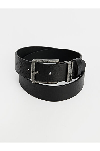 LC Waikiki حزام رجالي أسود عادي من LCW ACCESSORIES مع فرق من NEVAVM
