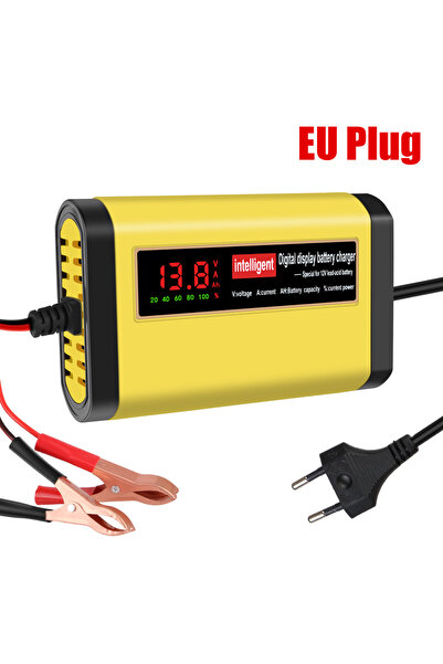 Choice EU Plug Full Automatic Car Battery Charger 2A Intelligent Fast Power C...