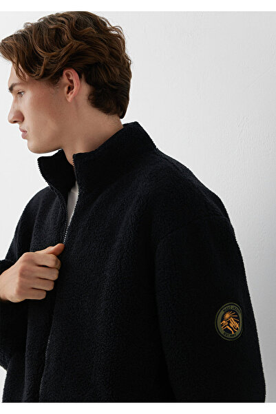 Mavi Logo Baskılı Siyah Sweatshirt 0S20134-900