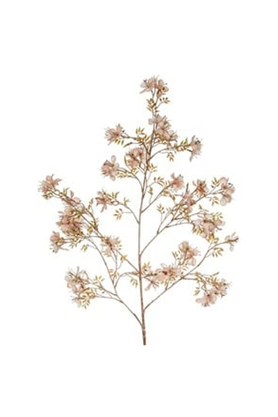 OEM Floare Artificiala cu Tulpina Lunga Floricele Mici Dusty Pink 103cm