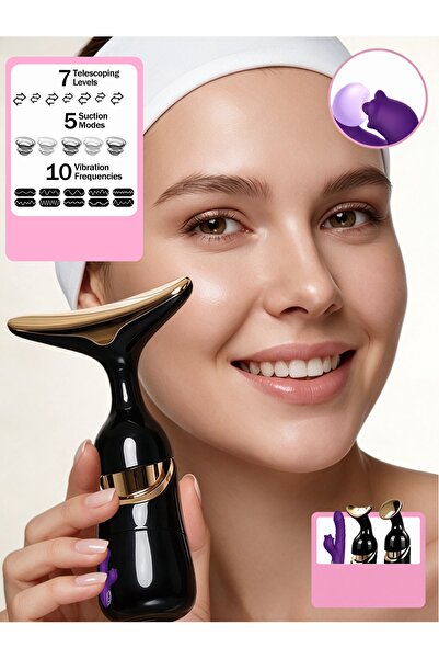 Fstyle EMS Face Lifter, Rechargeable Skin Tightening Device for V-Shape Face