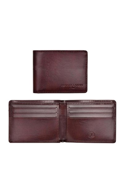 RENATO LANDINI Burgundy Men's Wallet/ Aristocrat