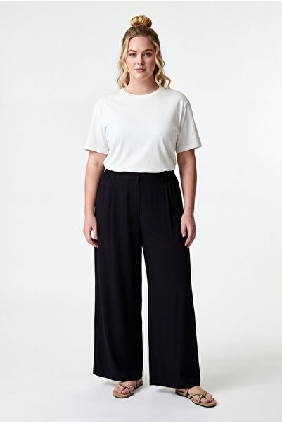 ALLDAY Large Size Loose Wide Leg Pants