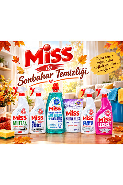 Miss Sonbahar temizliği seti