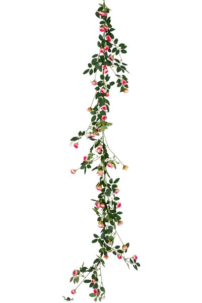 Herdekora Yapay Sarmaşık Güllü Pembe 175 Cm.