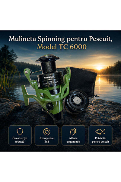 FOXMAG24 Μηχανισμός ψαρέματος spinning, Μοντέλο TC 6000