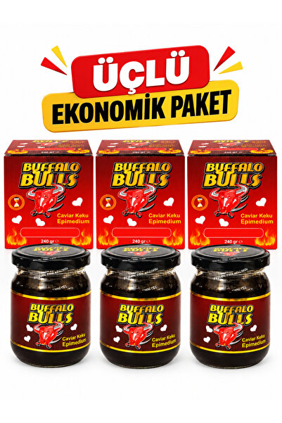 Buffalo Bulls Çakşır Karışımlı Macun Bitkisel 3x260 gr