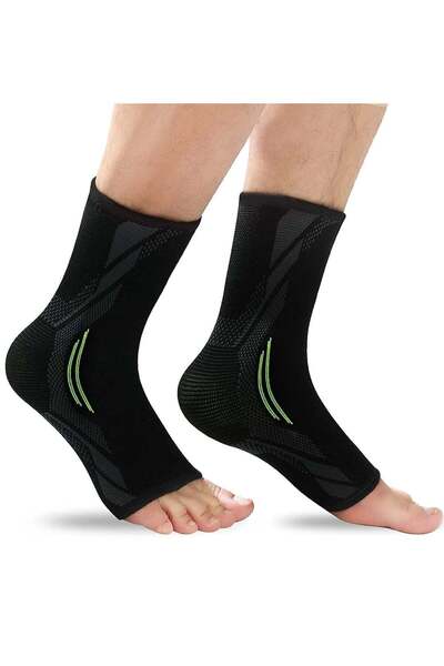 Arabest Ankle Brace Compression Sleeves,1 Pair Support For Injury Recovery an...