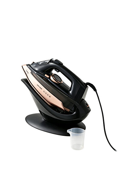 LAC LAICHY 2600W Professional Steam Iron, Ceramic Soleplate, 3‑Way Auto Shut‑...