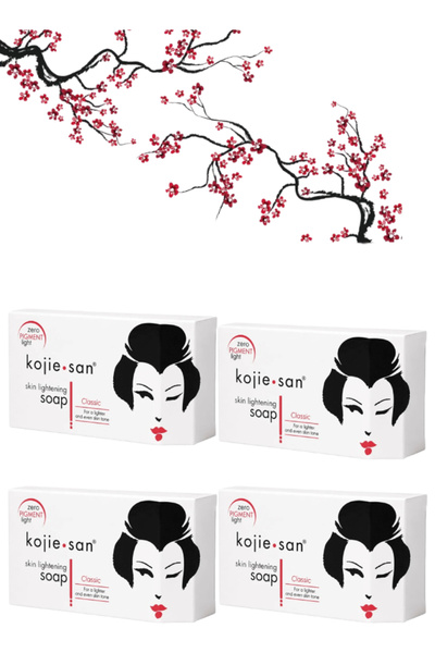 Kojie 4 Pieces San Skin Lightening Soap Classic