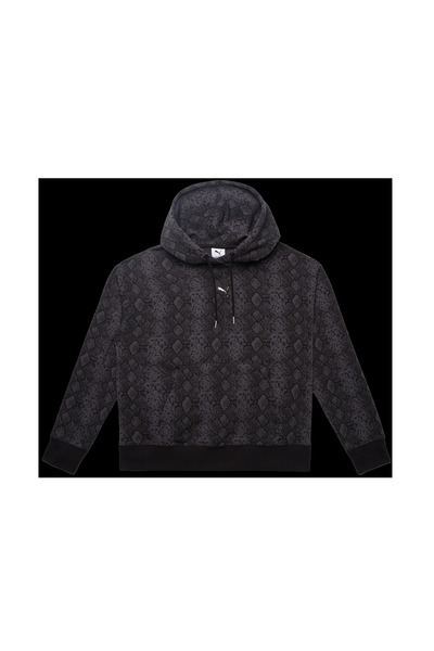 Puma SNAKE PACK Relaxed Hoodie Siyah Kadın Sweatshirt