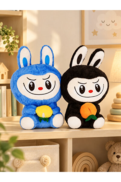 Generic Brand 2-Piece Bunny Plush Toy Set, Soft Stuffed Animal Dolls with Fru...