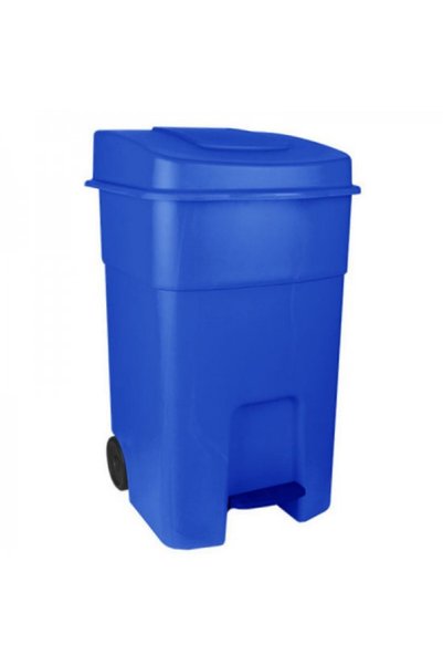 DacEnergy Pubela de gunoi din plastic, cu pedala si capac, 72 x 49 x 41 cm, 8...