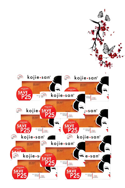 Kojie 10 Pieces San Skin Lightening Soap Value Pack (65 G x 3)