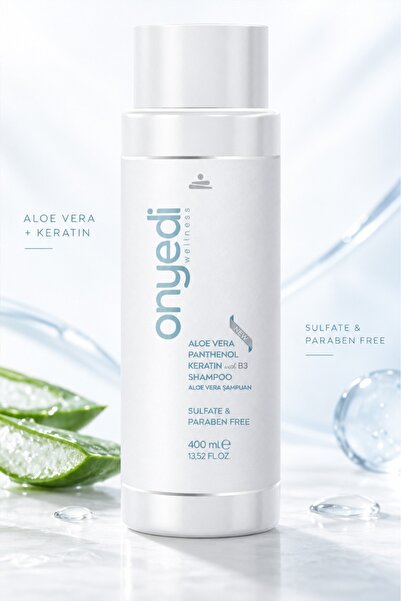 Onyedi Wellness Aloe Vera | Panthenol | Keratin ve B3 İçeren Sülfat ve Parabe...