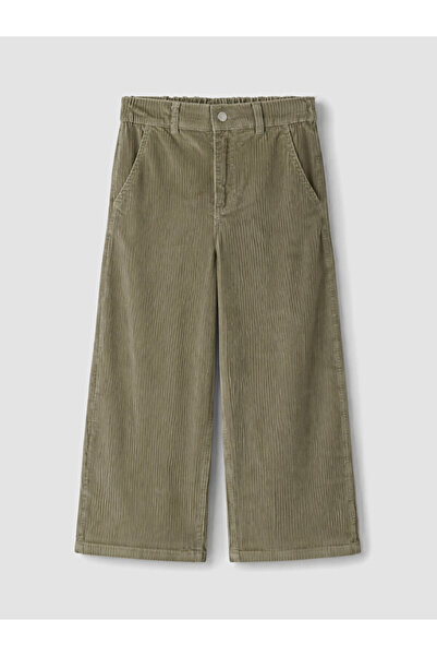 LC Waikiki Wide Leg Girls' Velvet Trousers