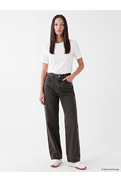 LC Waikiki Rmz Gi̇yi̇m Farkiyla Straight Fit Women's Jean Pants